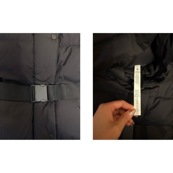 Lululemon Wunder Puff Waist Vest (Size 4) Black NWT - Picture 9 of 9